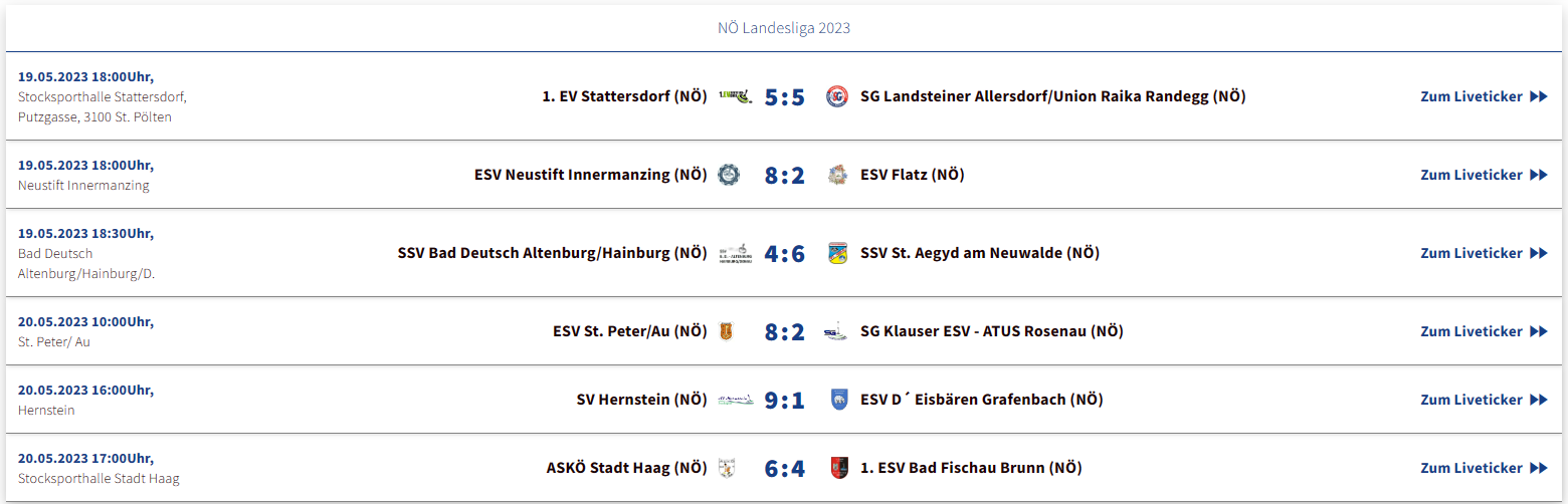 Bericht vom Wochenende (1.Landesliga Herren)