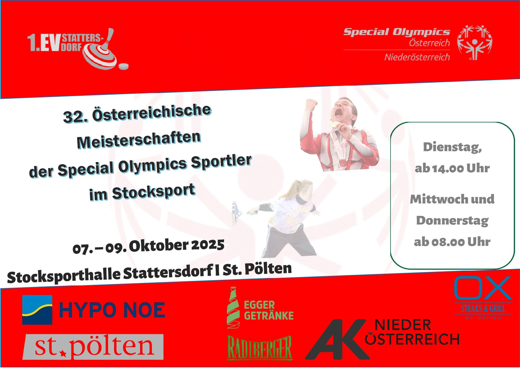 🏅 32. Österreichische Meisterschaften der Special Olympics Sportler im Stocksport