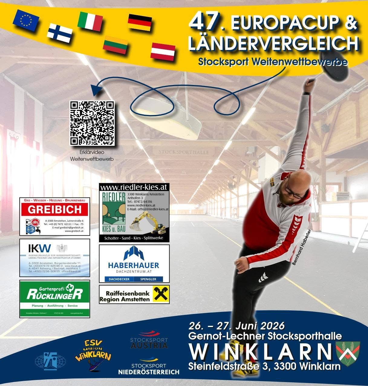 🎯 47. Europacup & Ländervergleich – Stocksport Weitenwettbewerbe in Winklarn! 🎯 47. Europacup & Ländervergleich – Stocksport Weitenwettbewerbe in Winklarn!